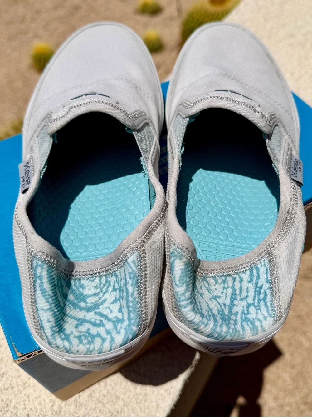 NEW Columbia PFG Slack What Slip On Cruise Beach Boating Fishing Shoes  7.5 NIB